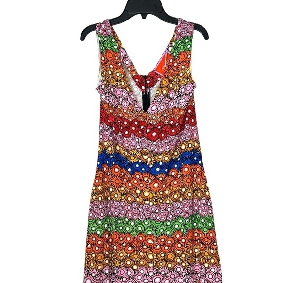 LA DoubleJ Crepe Jersey Stretch Midi Coverup Beach Dress in Pride Daisy size XS - Picture 7 of 16